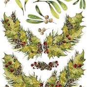 Iron Orchid IOD Woodland Christmas Transfer Limited Edition outlet (8) 12 x 16 Sheets